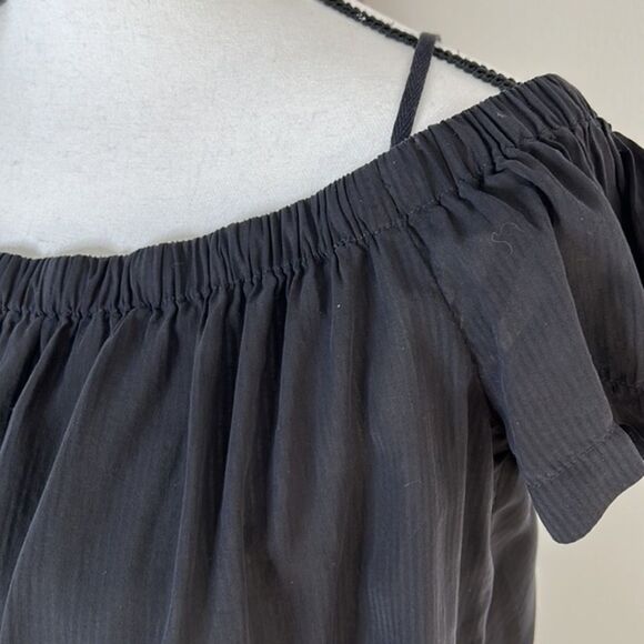 Bella Dahl off the shoulder, flowing crop top, size medium - Picture 3 of 8